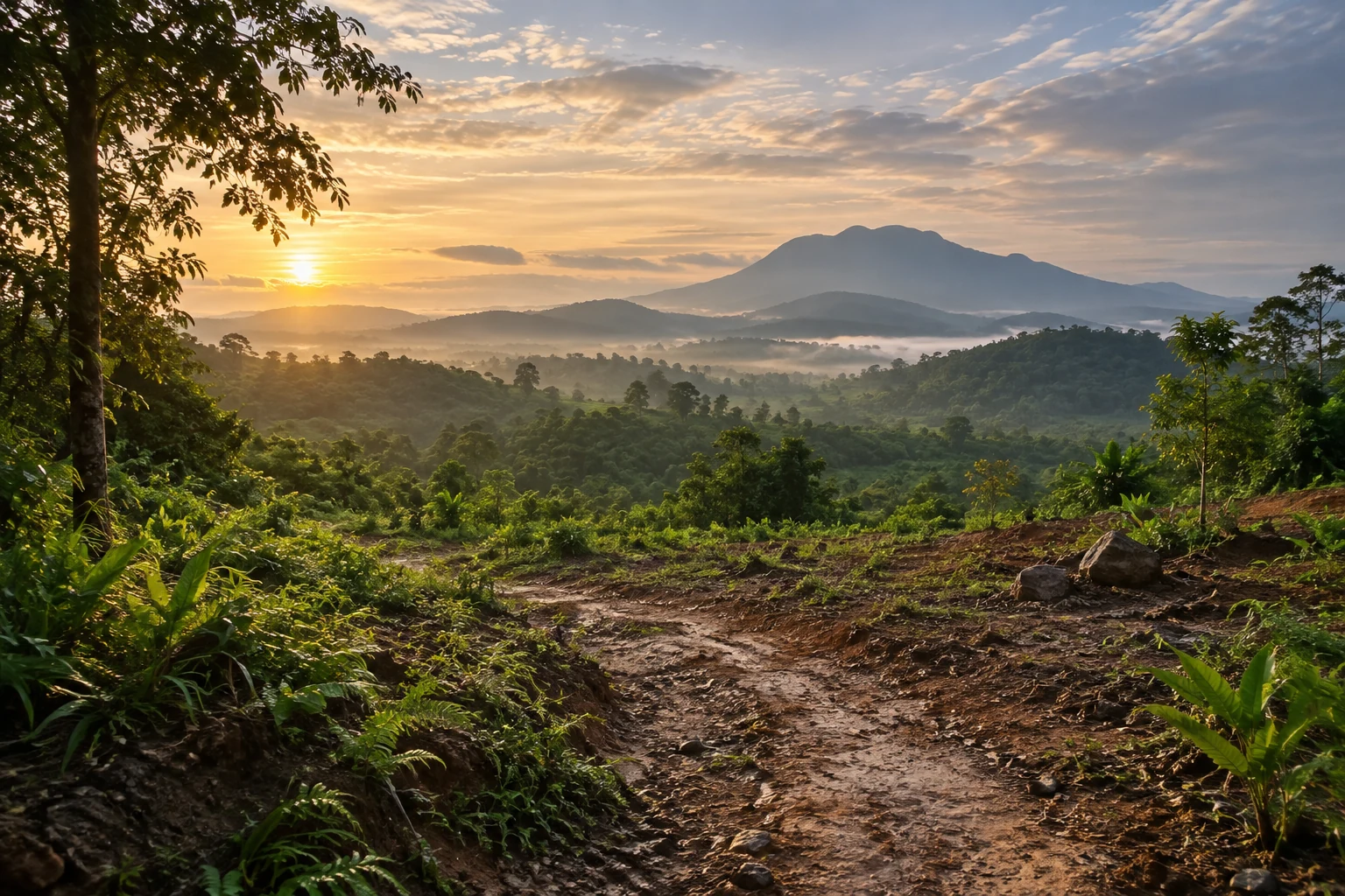 Bukit Senggeh 山林道场用地景观